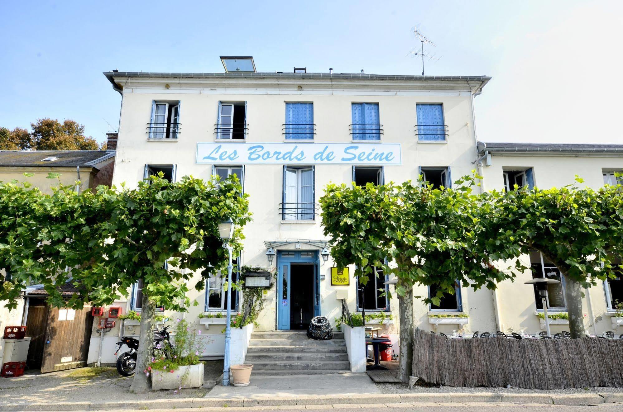 Logis Hotel & Restaurant - Les Bords De Seine La Roche-Guyon Zewnętrze zdjęcie